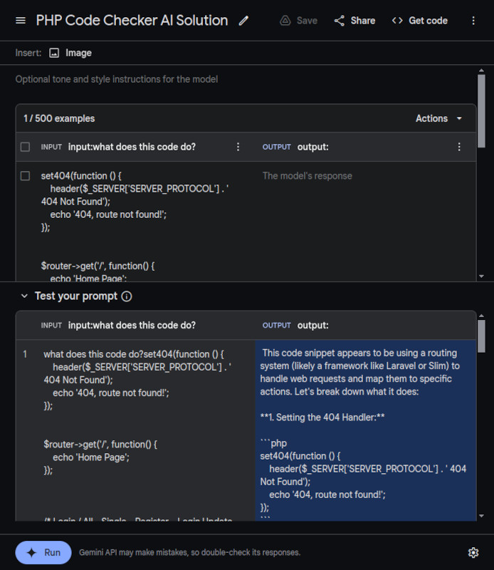 PHP Code Checker AI Solution